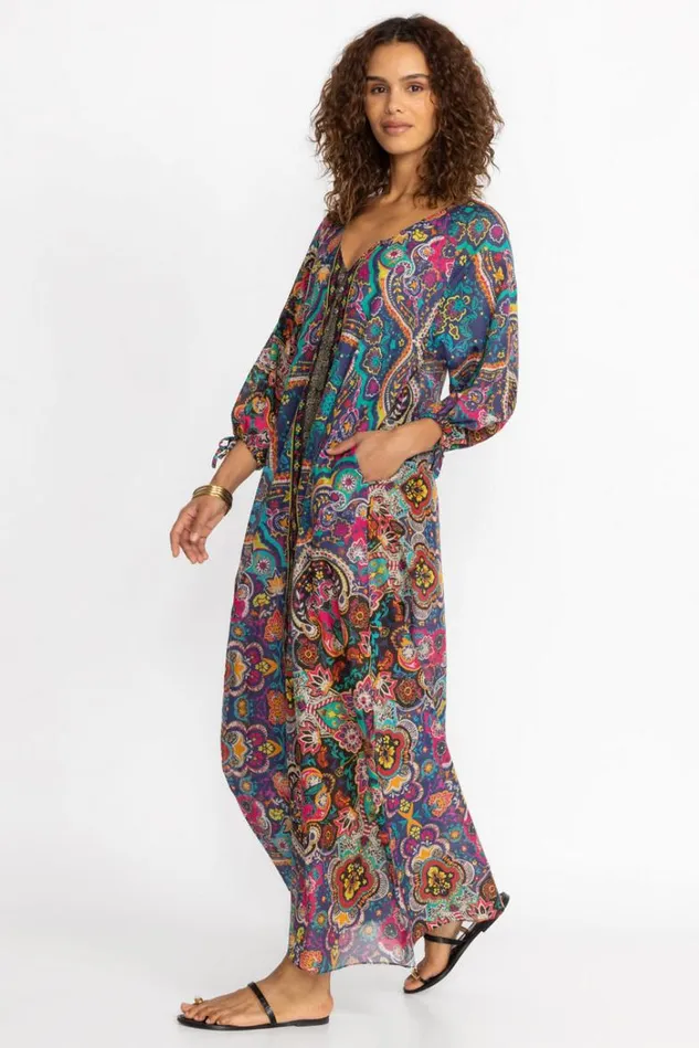 Women HANNAH LONG DRESS Hannah Johnny Was Swim and Resort Women HANNAH LONG DRESS Hannah Johnny Was Swim and Resort
