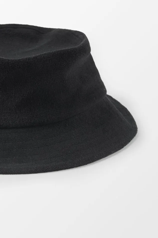 Women Hats and Scarves Cupshe Maribel Minimalism Casual Bucket Hat Black