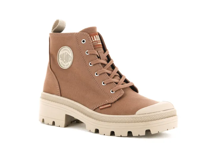 Women Heel Boots PALLADIUM PALLABASE TWILL Peru Archive Women Heel Boots PALLADIUM PALLABASE TWILL Peru Archive