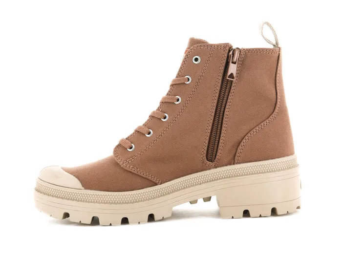 Women Heel Boots PALLADIUM PALLABASE TWILL Peru Archive Women Heel Boots PALLADIUM PALLABASE TWILL Peru Archive