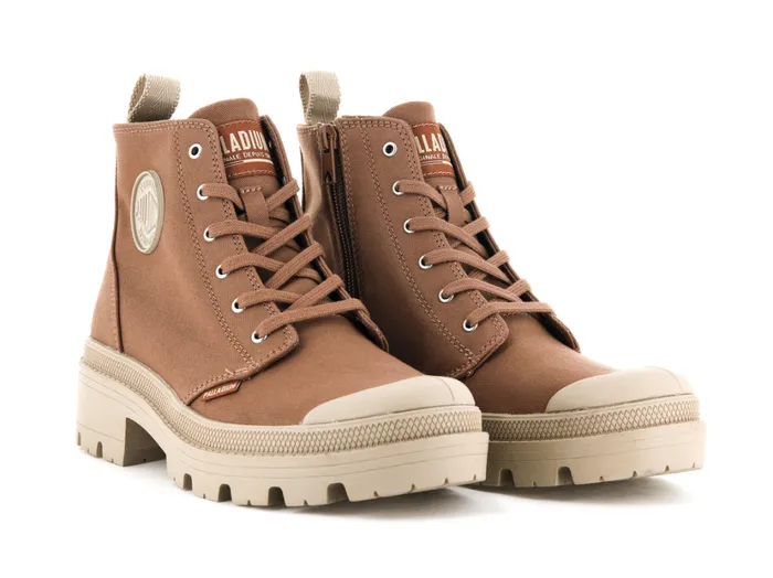Women Heel Boots PALLADIUM PALLABASE TWILL Peru Archive Women Heel Boots PALLADIUM PALLABASE TWILL Peru Archive