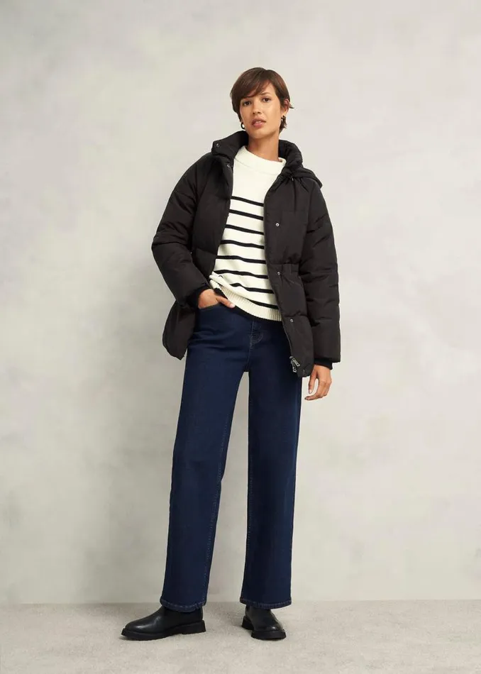 Women HOBBS Coats and Jackets Cara Puffer Black