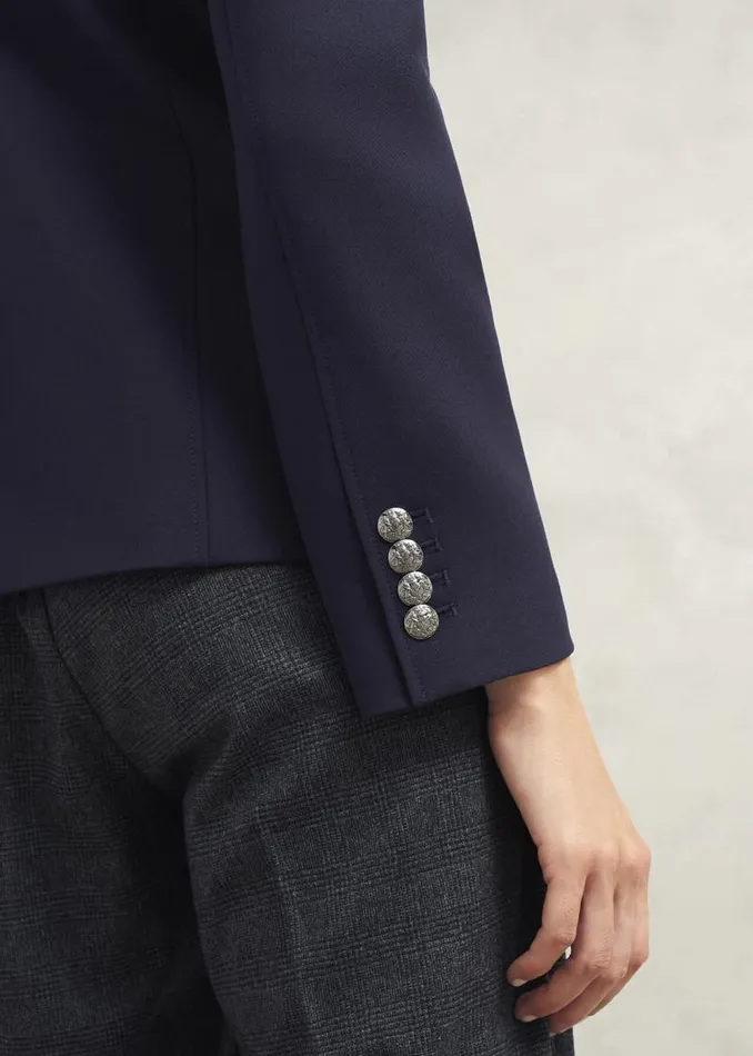 Women HOBBS Coats and Jackets Dorney Jacket With Wool Navy