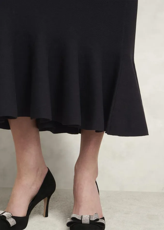Women HOBBS Dresses and Jumpsuits Lucilla Knitted Dress Hobbs Black