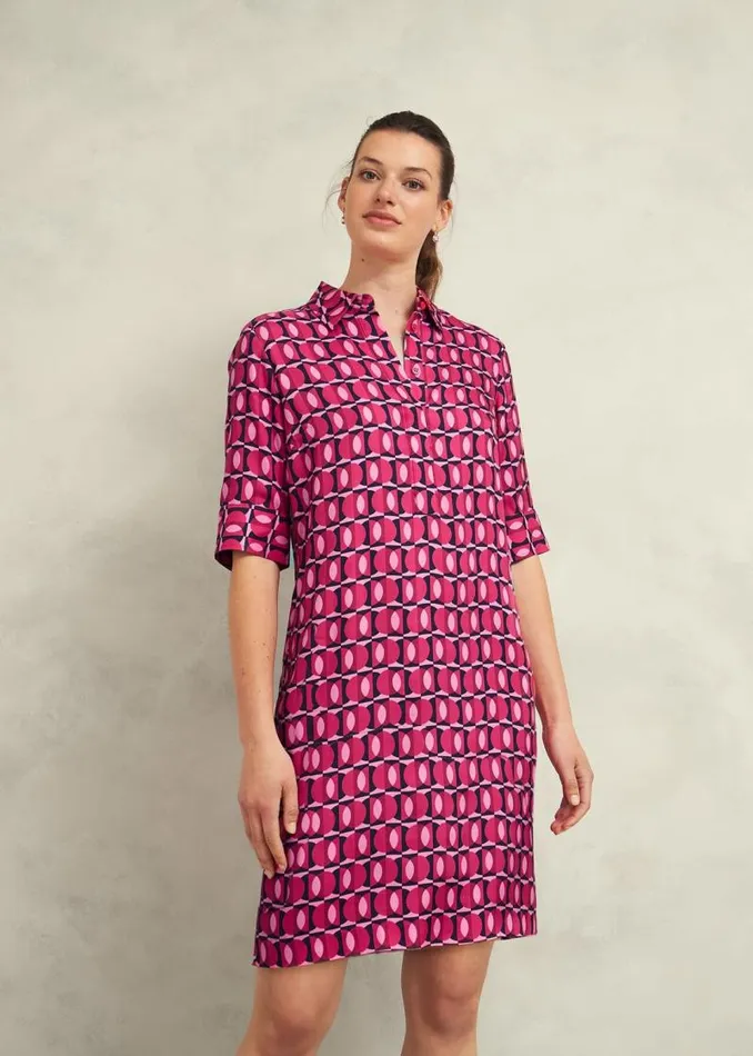 Women HOBBS Dresses and Jumpsuits Marciella Dress Pink Multi