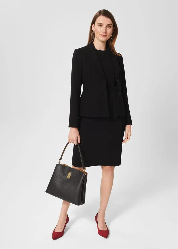 Women HOBBS Dresses and Jumpsuits Petite Mel Dress Black