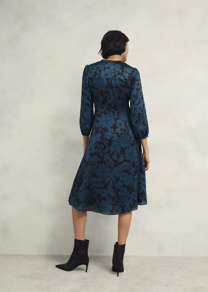 Women HOBBS Dresses and Jumpsuits Petite Romina Dress Black Kyanite