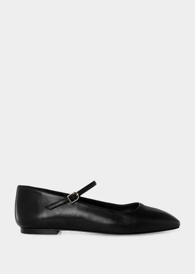 Women HOBBS Flats Chrissy Mary Jane Black