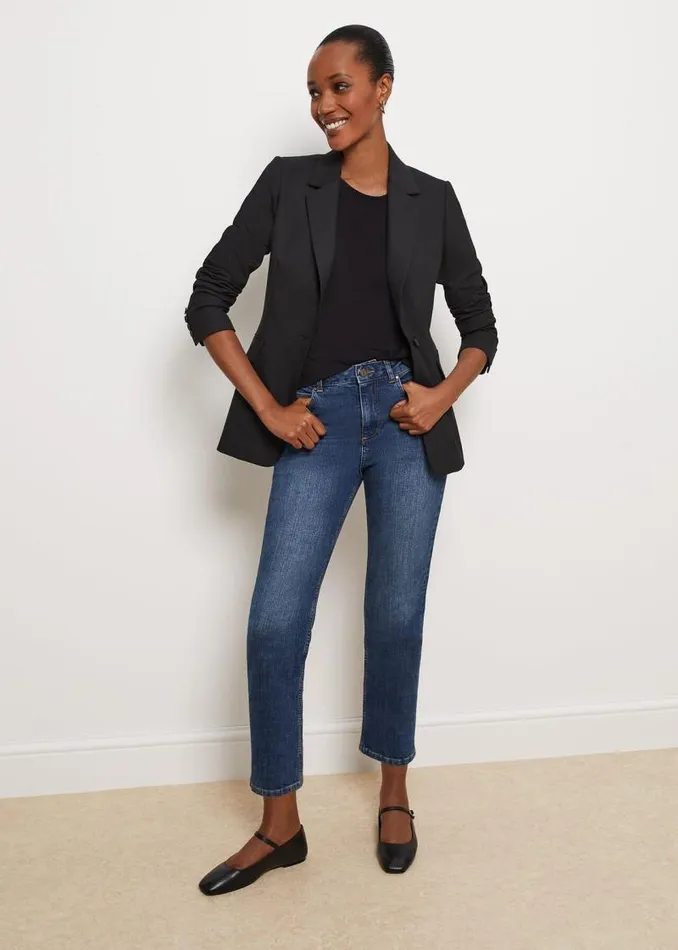 Women HOBBS Flats Chrissy Mary Jane Black