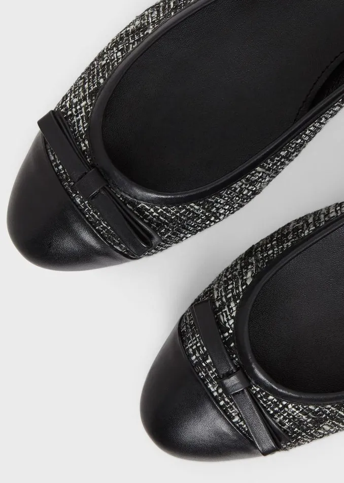 Women HOBBS Flats Diana Ballerina Tweed Women HOBBS Flats Diana Ballerina Tweed