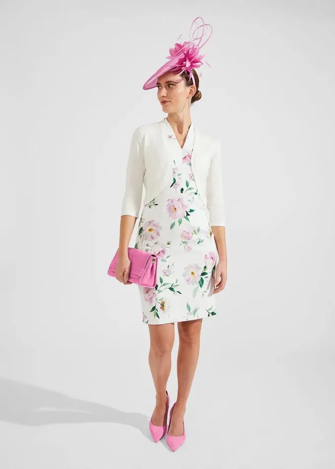 Women HOBBS Jumpers and Cardigans Carrie Bolero Ivory