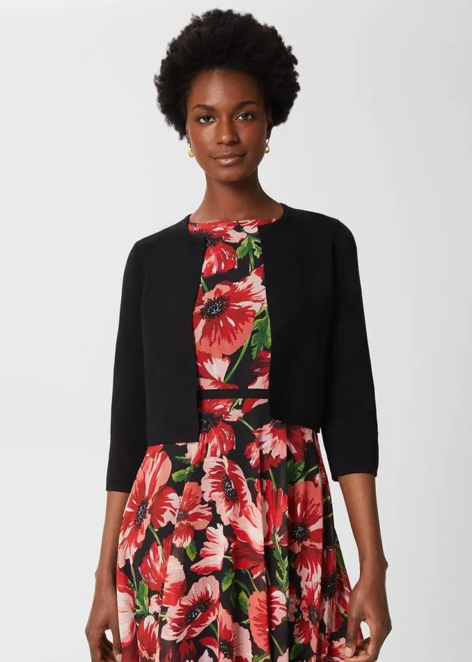Women HOBBS Jumpers and Cardigans Ella Cardigan Black