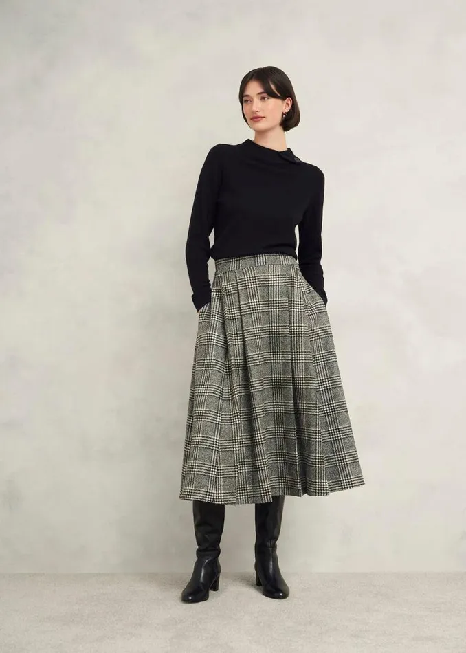 Women HOBBS Jumpers and Cardigans Talia Wool Cashmere Jumper Black