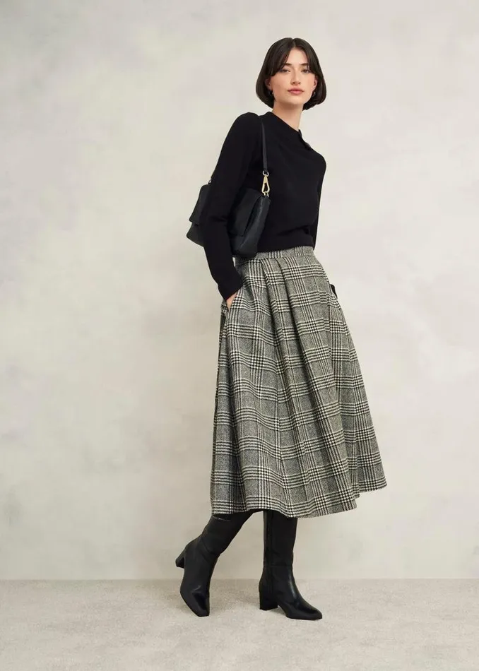 Women HOBBS Jumpers and Cardigans Talia Wool Cashmere Jumper Black