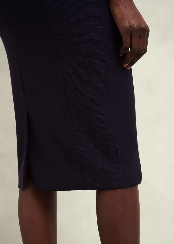 Women HOBBS Skirts Petite Aly Skirt Navy