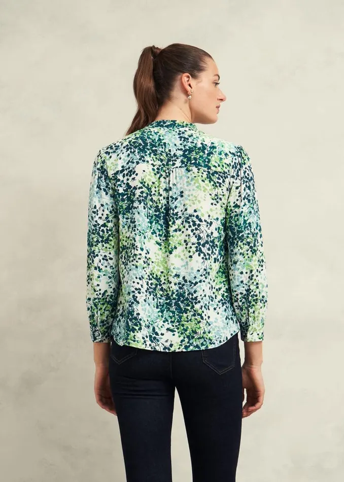 Women HOBBS Tops Beatrix Blouse Ivory Multi
