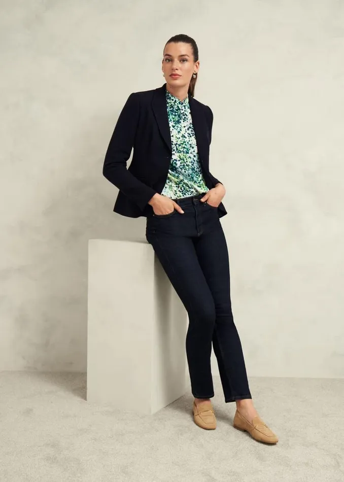 Women HOBBS Tops Beatrix Blouse Ivory Multi