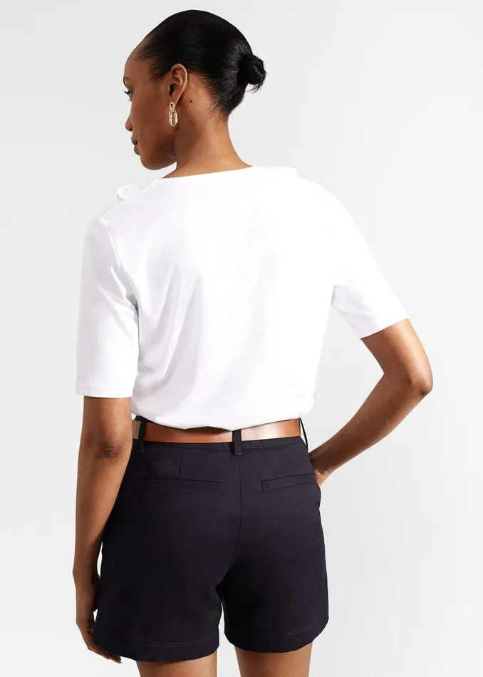 Women HOBBS Tops Mariella Cotton Broderie Top Hobbs White