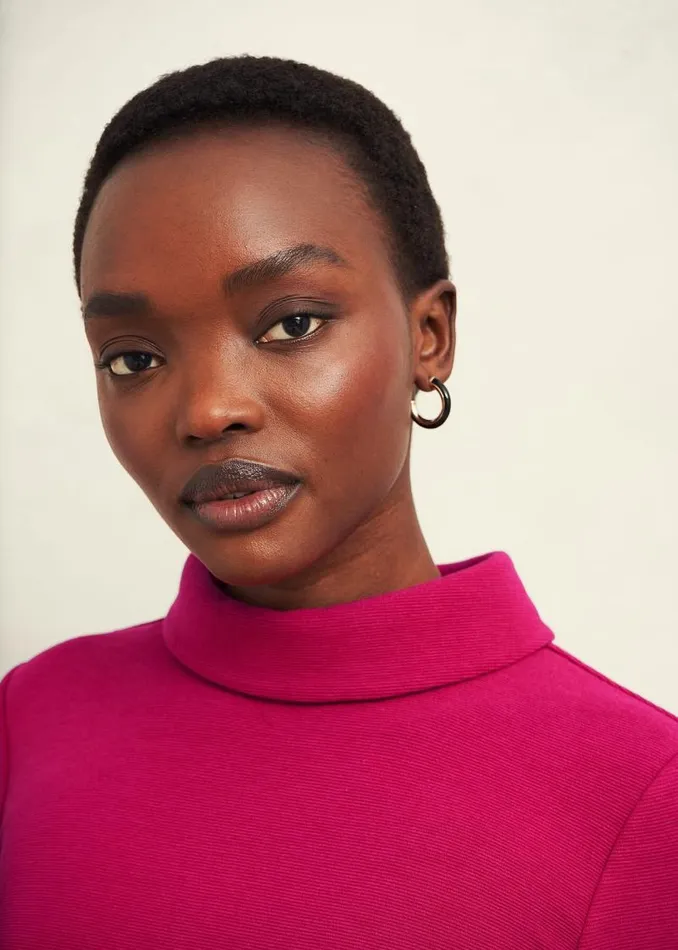 Women HOBBS Tops Tali Textured Top Cranberry