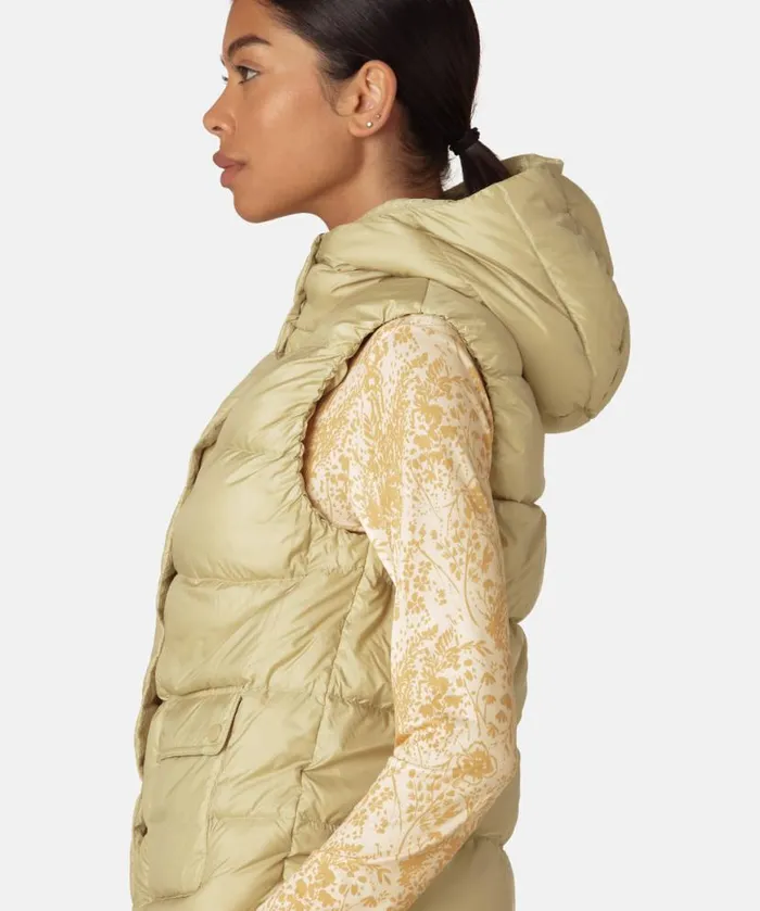 Women Ilse Jacobsen Down Vest 8211 Olive Grass