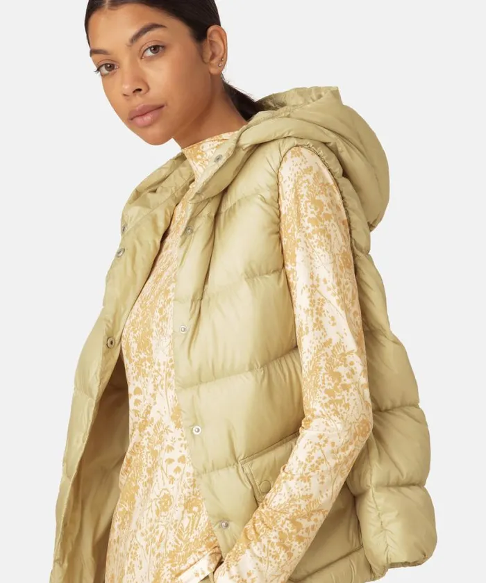 Women Ilse Jacobsen Down Vest 8211 Olive Grass
