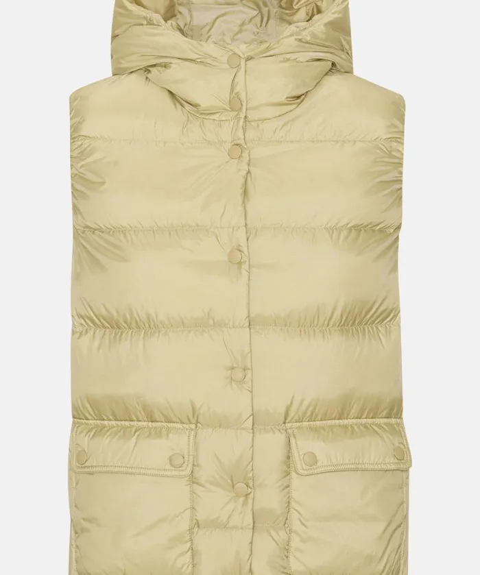 Women Ilse Jacobsen Down Vest 8211 Olive Grass