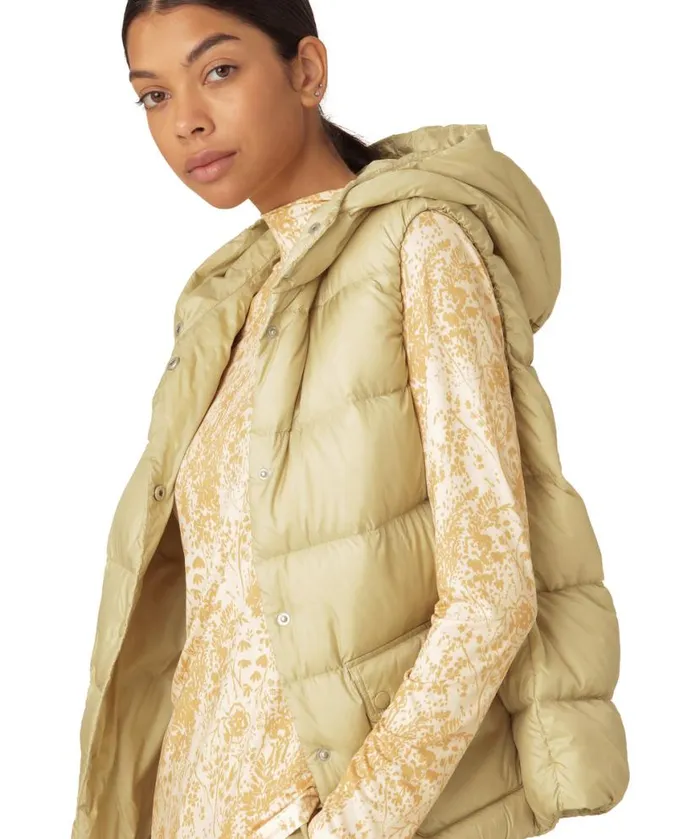 Women Ilse Jacobsen Down Vest 8211 Olive Grass
