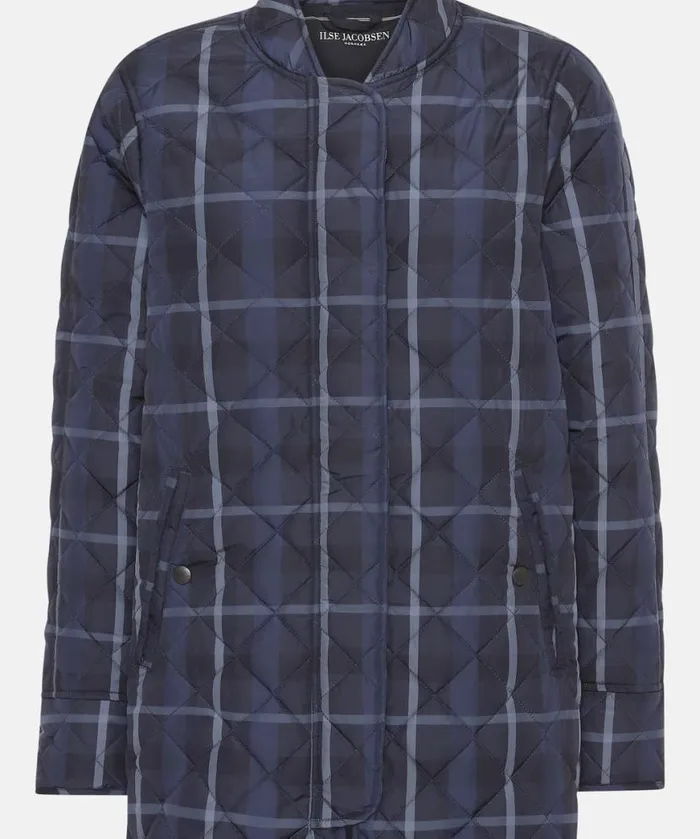 Women Ilse Jacobsen Padded Jacket 8211 True Navy Women Ilse Jacobsen Padded Jacket 8211 True Navy