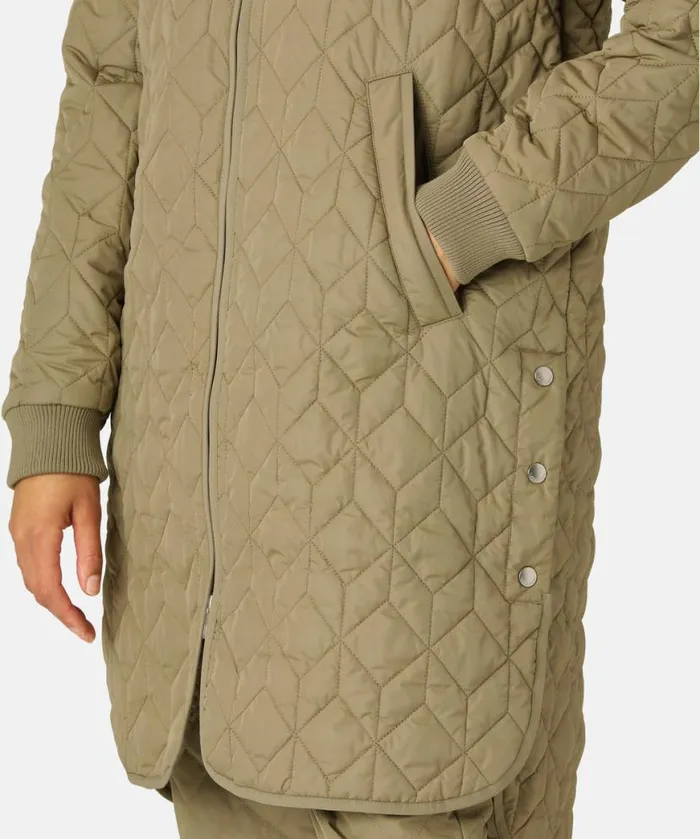 Women Ilse Jacobsen Padded Quilt Coat 8211 Sage