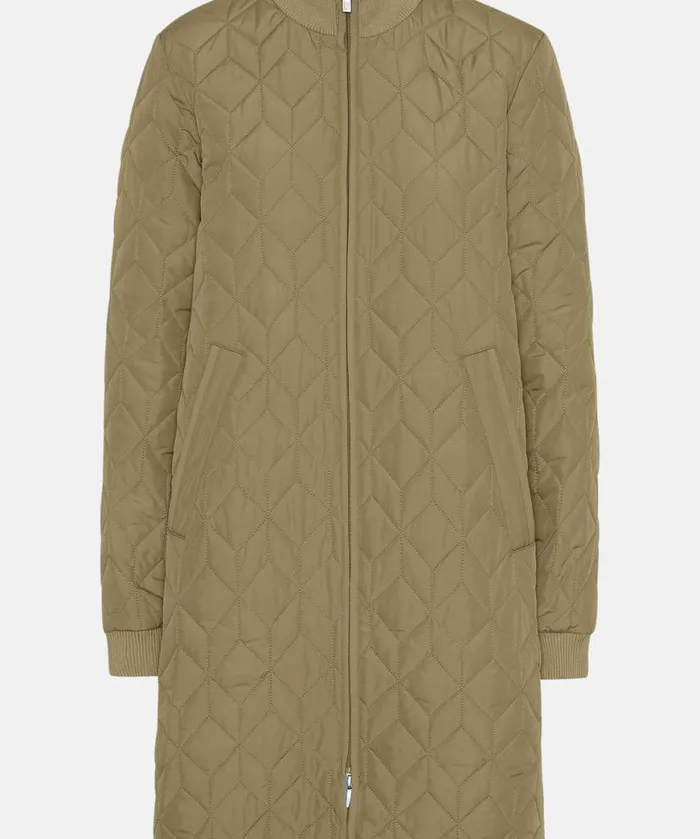 Women Ilse Jacobsen Padded Quilt Coat 8211 Sage
