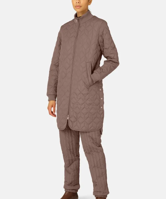 Women Ilse Jacobsen Quilt Coat 8211 Old Lavender