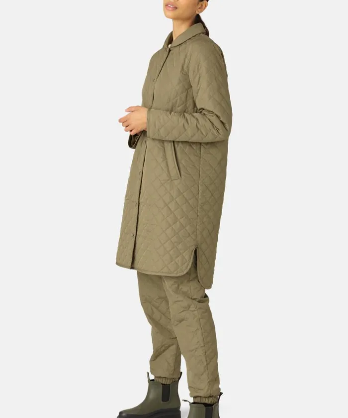 Women Ilse Jacobsen Quilt Coat 8211 Sage