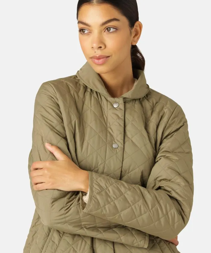Women Ilse Jacobsen Quilt Coat 8211 Sage Women Ilse Jacobsen Quilt Coat 8211 Sage