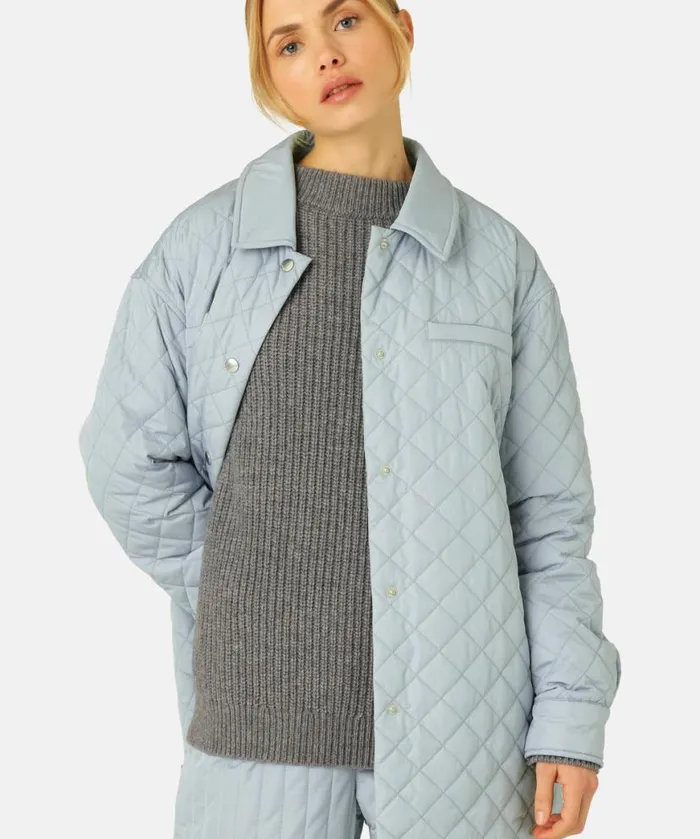 Women Ilse Jacobsen Quilt Jacket 8211 Pale Petroleum Women Ilse Jacobsen Quilt Jacket 8211 Pale Petroleum