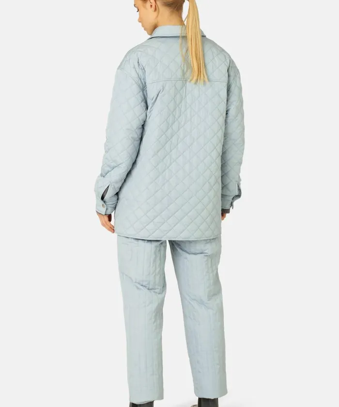 Women Ilse Jacobsen Quilt Jacket 8211 Pale Petroleum Women Ilse Jacobsen Quilt Jacket 8211 Pale Petroleum