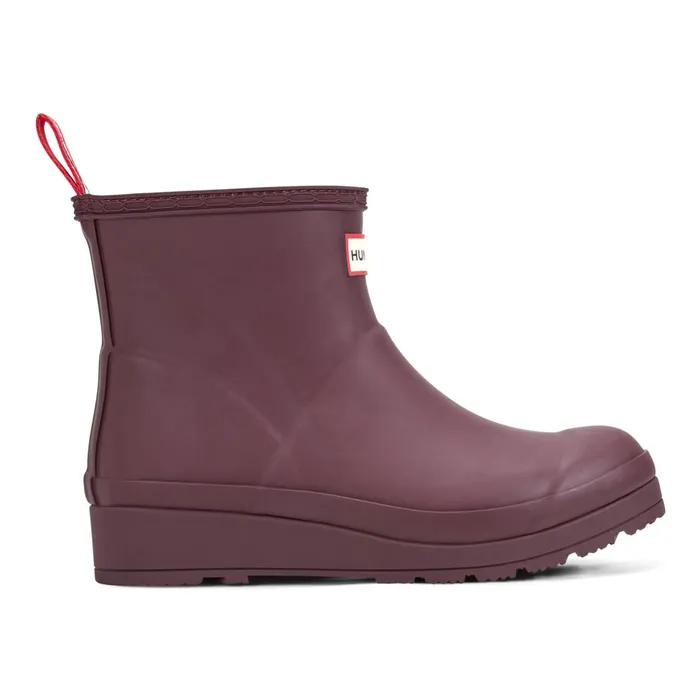Women Insulated and Snow Boots Hunter Boots PLAY Insulated Vegan Shearling Short Rain Boots Dark Red Women Insulated and Snow Boots Hunter Boots PLAY Insulated Vegan Shearling Short Rain Boots Dark Red