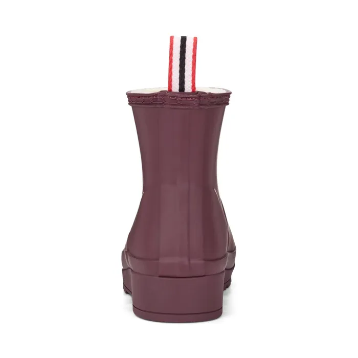 Women Insulated and Snow Boots Hunter Boots PLAY Insulated Vegan Shearling Short Rain Boots Dark Red Women Insulated and Snow Boots Hunter Boots PLAY Insulated Vegan Shearling Short Rain Boots Dark Red