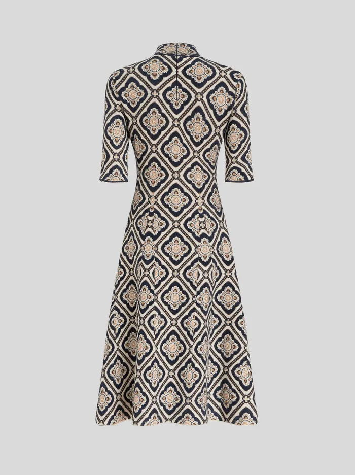 Women Jersey Jacquard Dress Etro Knitwear
