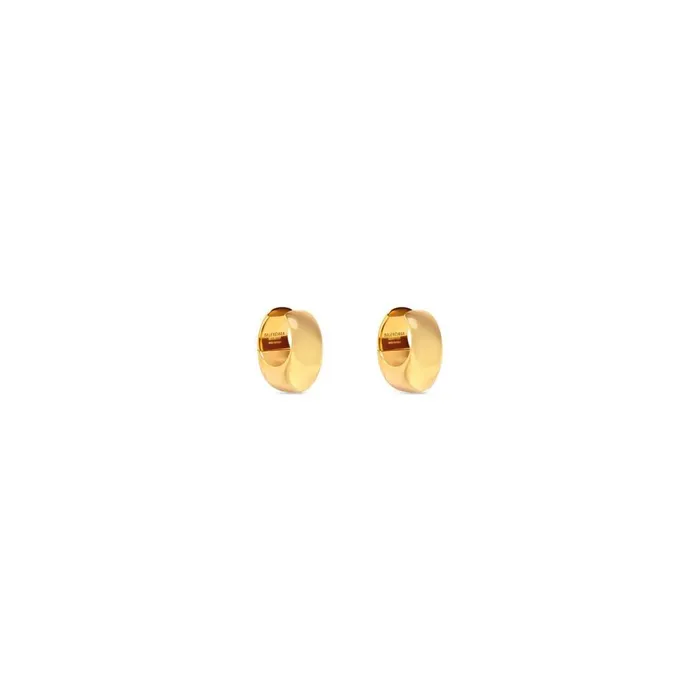 Women Jewellery Balenciaga Garderobe Earrings In Gold