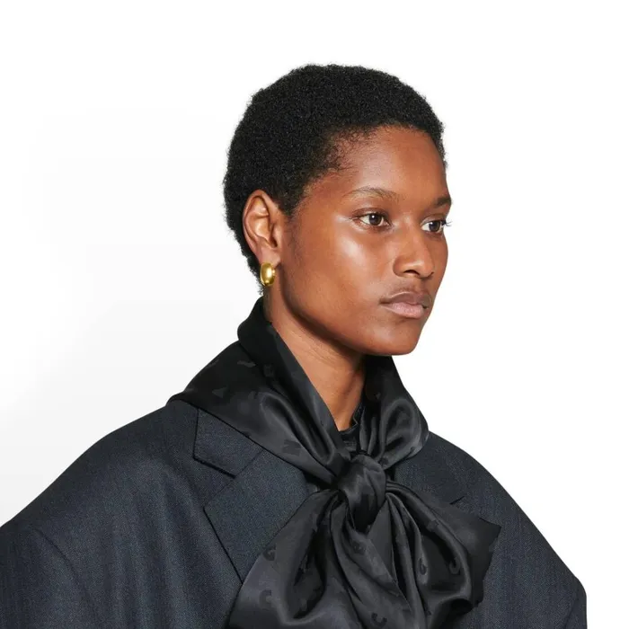 Women Jewellery Balenciaga Garderobe Earrings In Gold