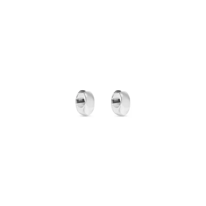 Women Jewellery Balenciaga Garderobe Earrings In Silver