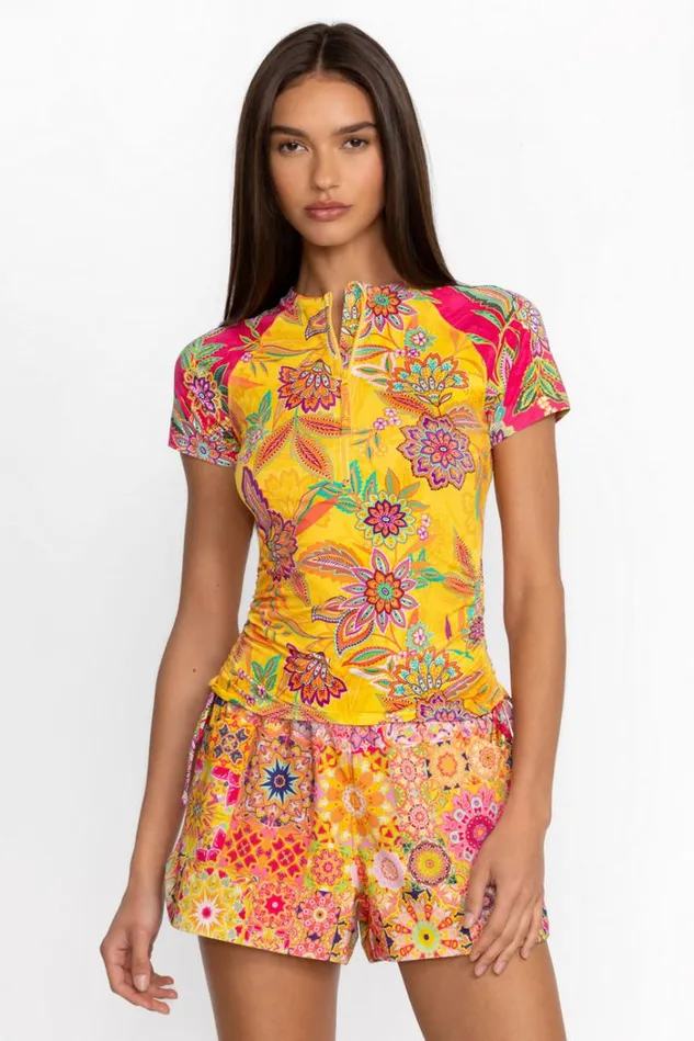 Women KALEIDA AND SUNSHINE BOARD SHORTS Sunshine And Kaleida Johnny Was Swim and Resort Women KALEIDA AND SUNSHINE BOARD SHORTS Sunshine And Kaleida Johnny Was Swim and Resort