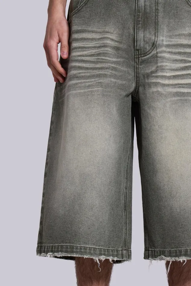 Women Khaki Colossus Jorts Jaded London Jeans