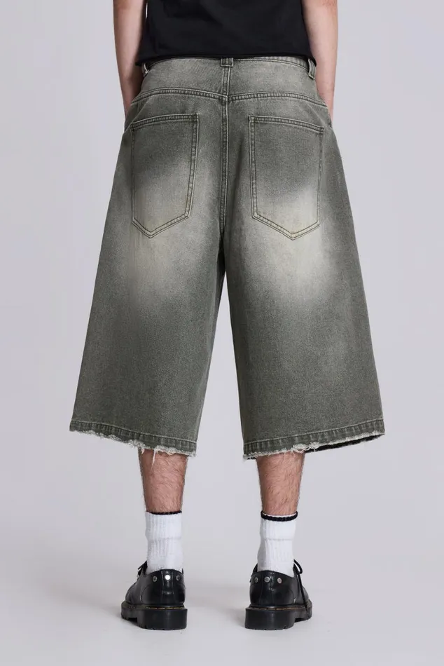 Women Khaki Colossus Jorts Jaded London Jeans