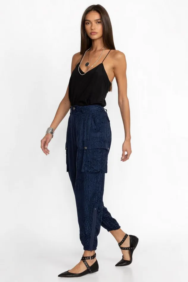 Women KIARRA JACQUARD PANT Blue Night Johnny Was Bottoms Women KIARRA JACQUARD PANT Blue Night Johnny Was Bottoms