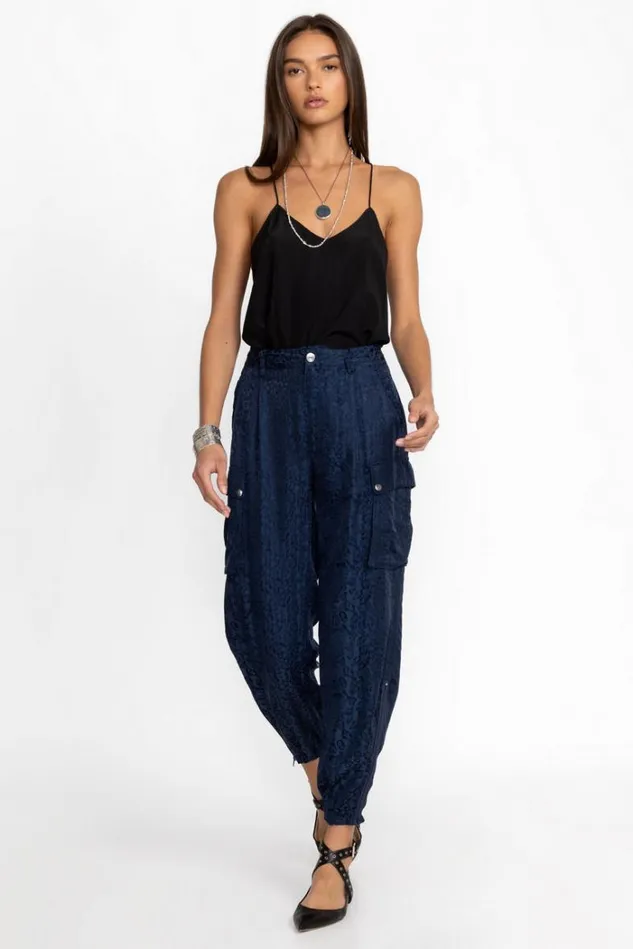 Women KIARRA JACQUARD PANT Blue Night Johnny Was Bottoms Women KIARRA JACQUARD PANT Blue Night Johnny Was Bottoms
