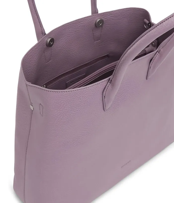 Women Krista Vegan Satchel 8211 Dwell Amethyst Matt and Nat Satchels