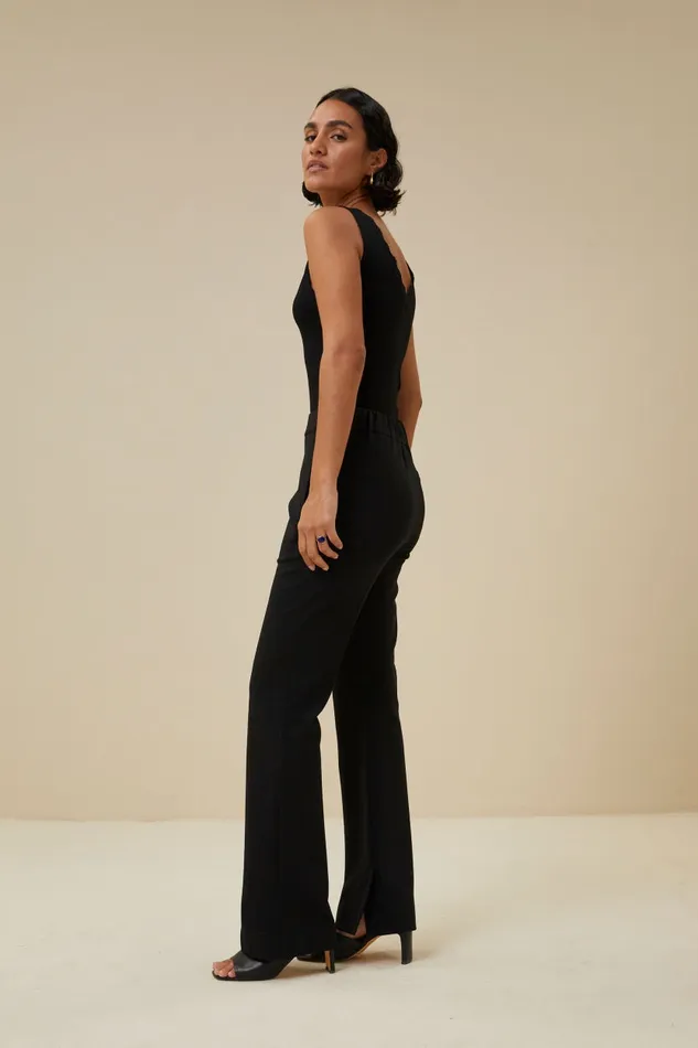 Women Lace Singlet Black Bybar Tops and Shirts