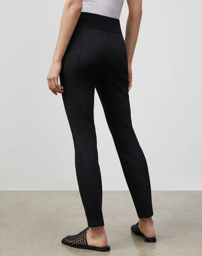 Women Lafayette 148 New York Pants and Shorts Greenwich Pant In Acclaimed Stretch Black