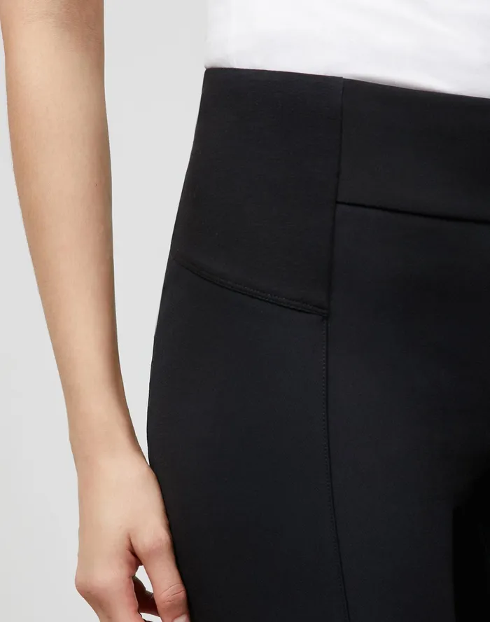 Women Lafayette 148 New York Pants and Shorts Greenwich Pant In Acclaimed Stretch Black